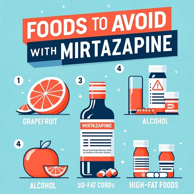 Mirtazapine Foods to Avoid